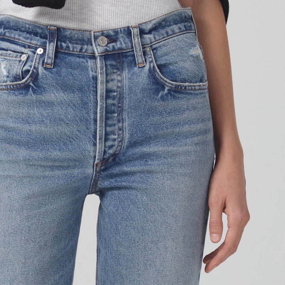✨NWT✨ CITIZENS OF HUMANITY Florence Wide Straight Jean in Totem Sz 31 - Picture 5 of 6